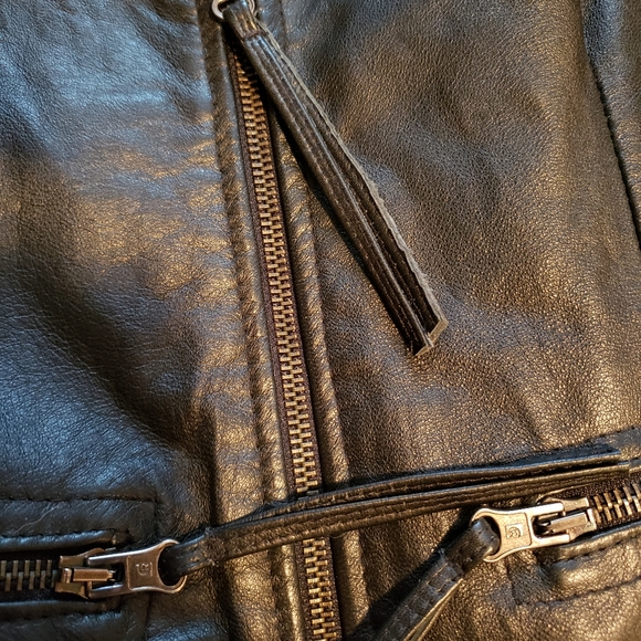 Morgan De Toi Leather Jacket size XS - Picture 4 of 7